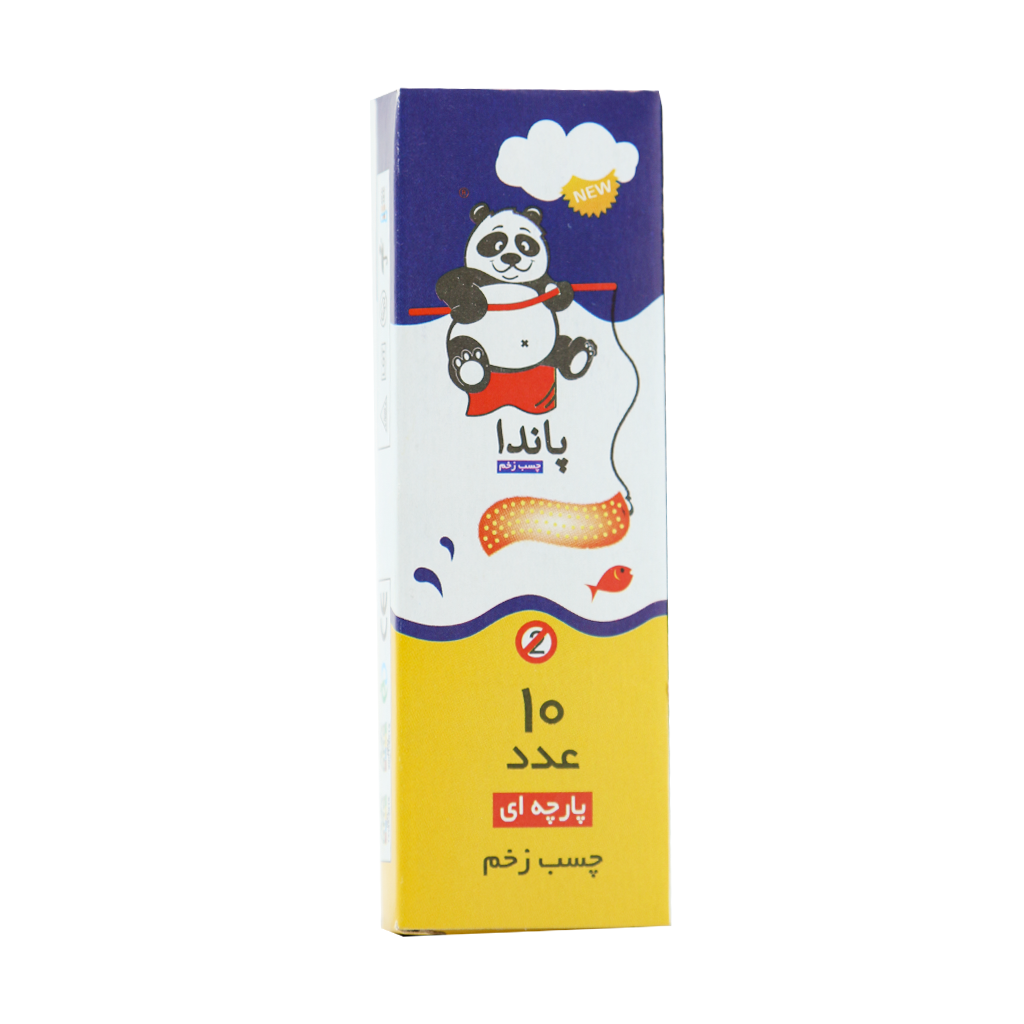 چسب زخم پارچه ای پاندا 10 عدد